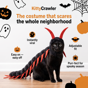 KittyCrawler™ Cat Centipede Costume | Soft Plush, Adjustable Fit