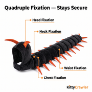 KittyCrawler™ Cat Centipede Costume | Soft Plush, Adjustable Fit